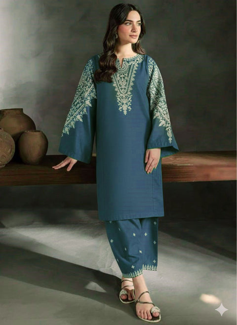 LAWN 3PC EMBROIDERED